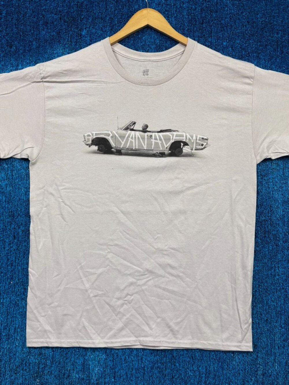 Bryan Adams “So Happy It Hurts” Graphic Tour T-Shirt Size Large